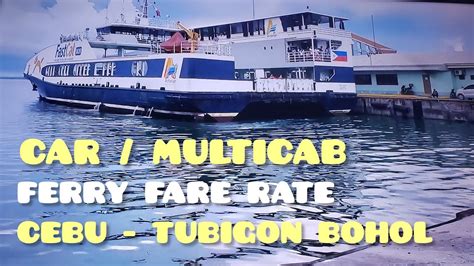 tacloban to bohol ferry